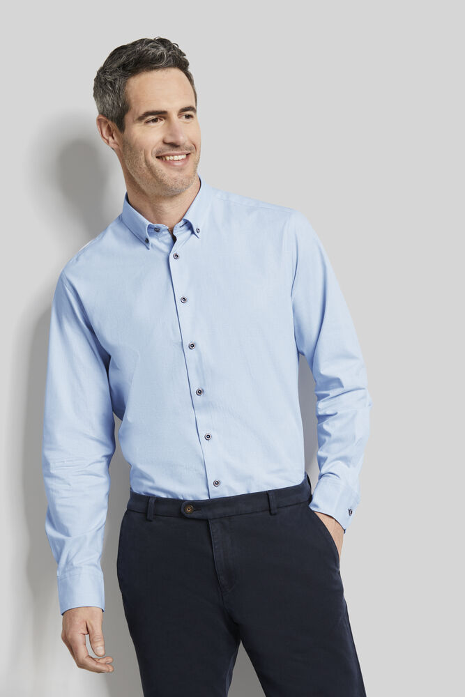 Bugatti Modern Fit Casual Shirt Light Blue