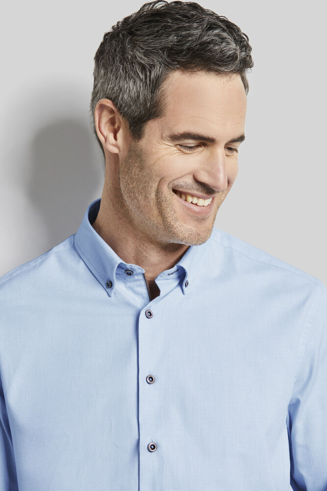 Bugatti Modern Fit Casual Shirt Light Blue