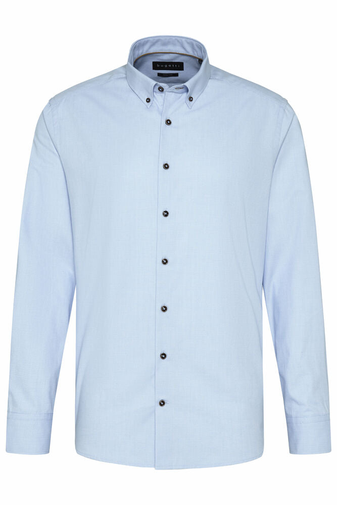 Bugatti Modern Fit Casual Shirt Light Blue