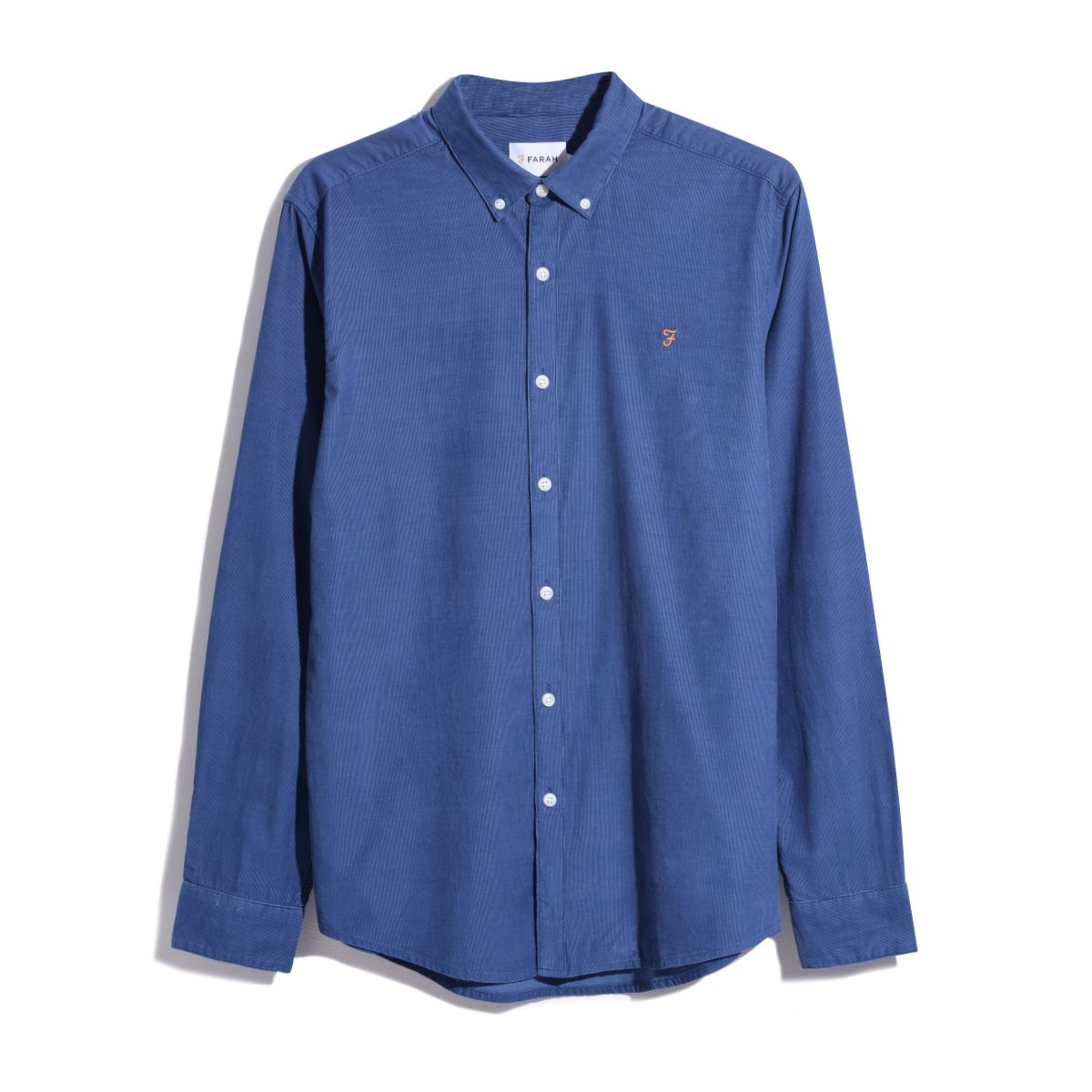 Farah Fontella Cord Shirt Steel Blue