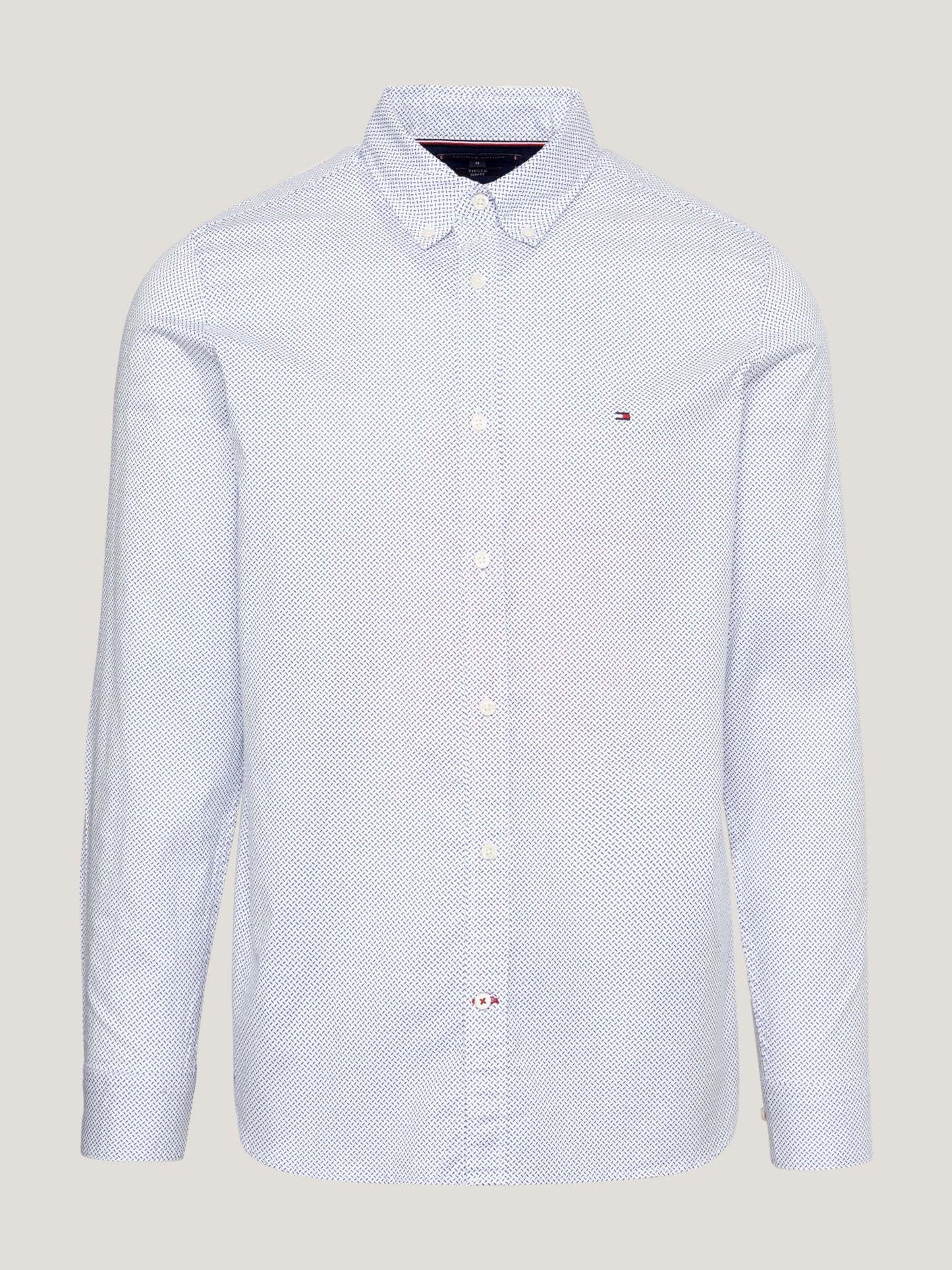 Tommy Hilfiger Natural Soft Flex Print Shirt White