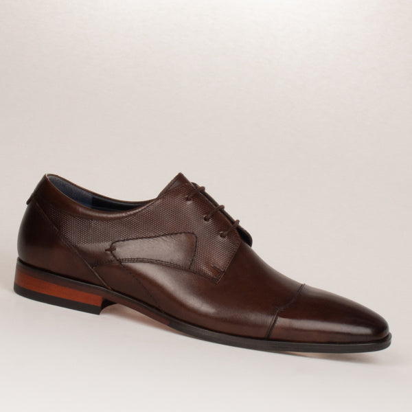 Escape Aldaniti Leather Lace Shoe Mahogany