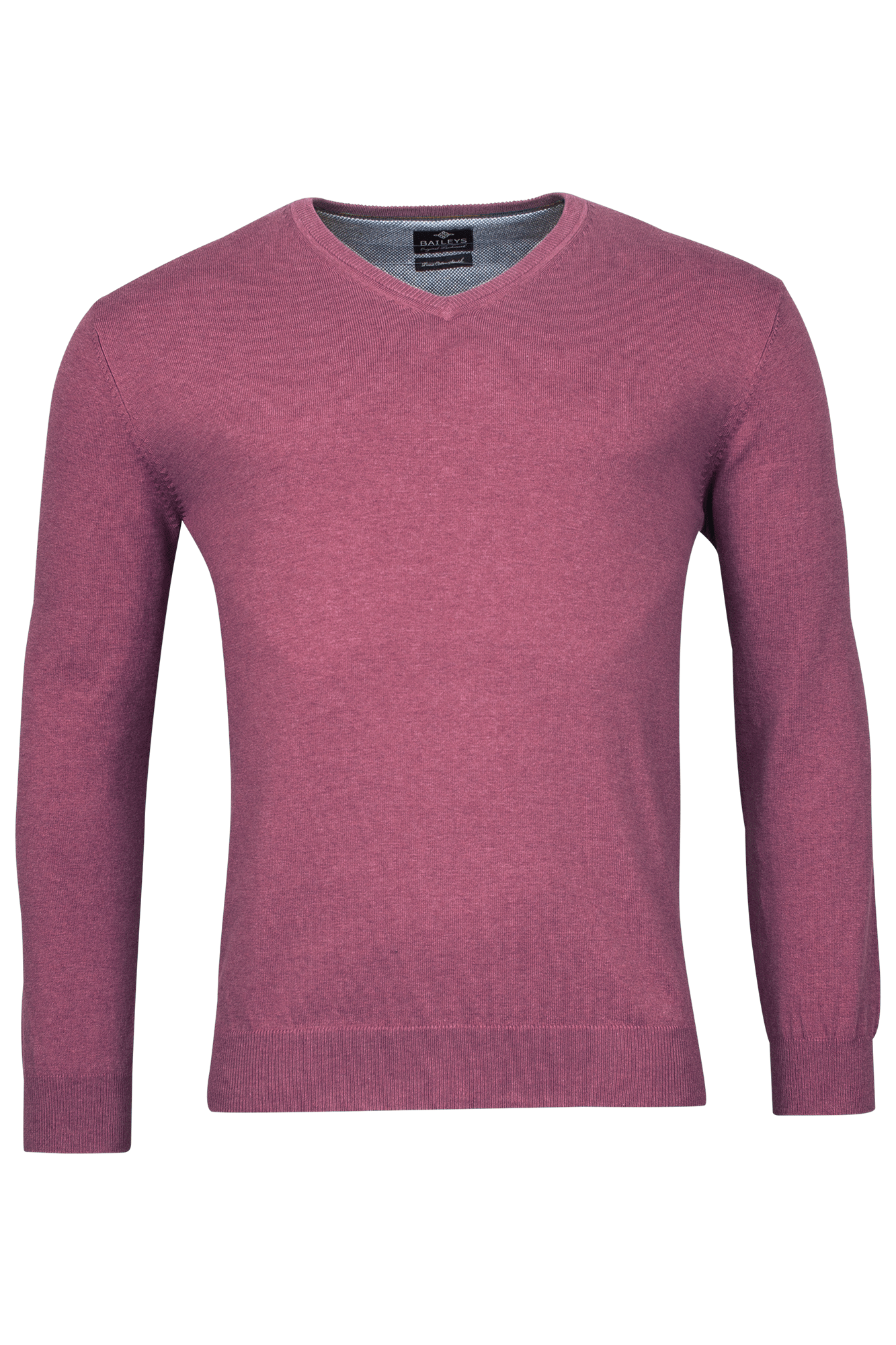 Baileys Cotton V-Neck Jumper - Matt O'Brien Fashions