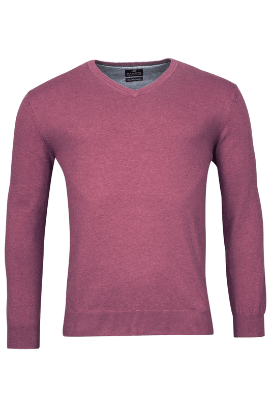 Baileys Cotton V-Neck Jumper - Matt O'Brien Fashions