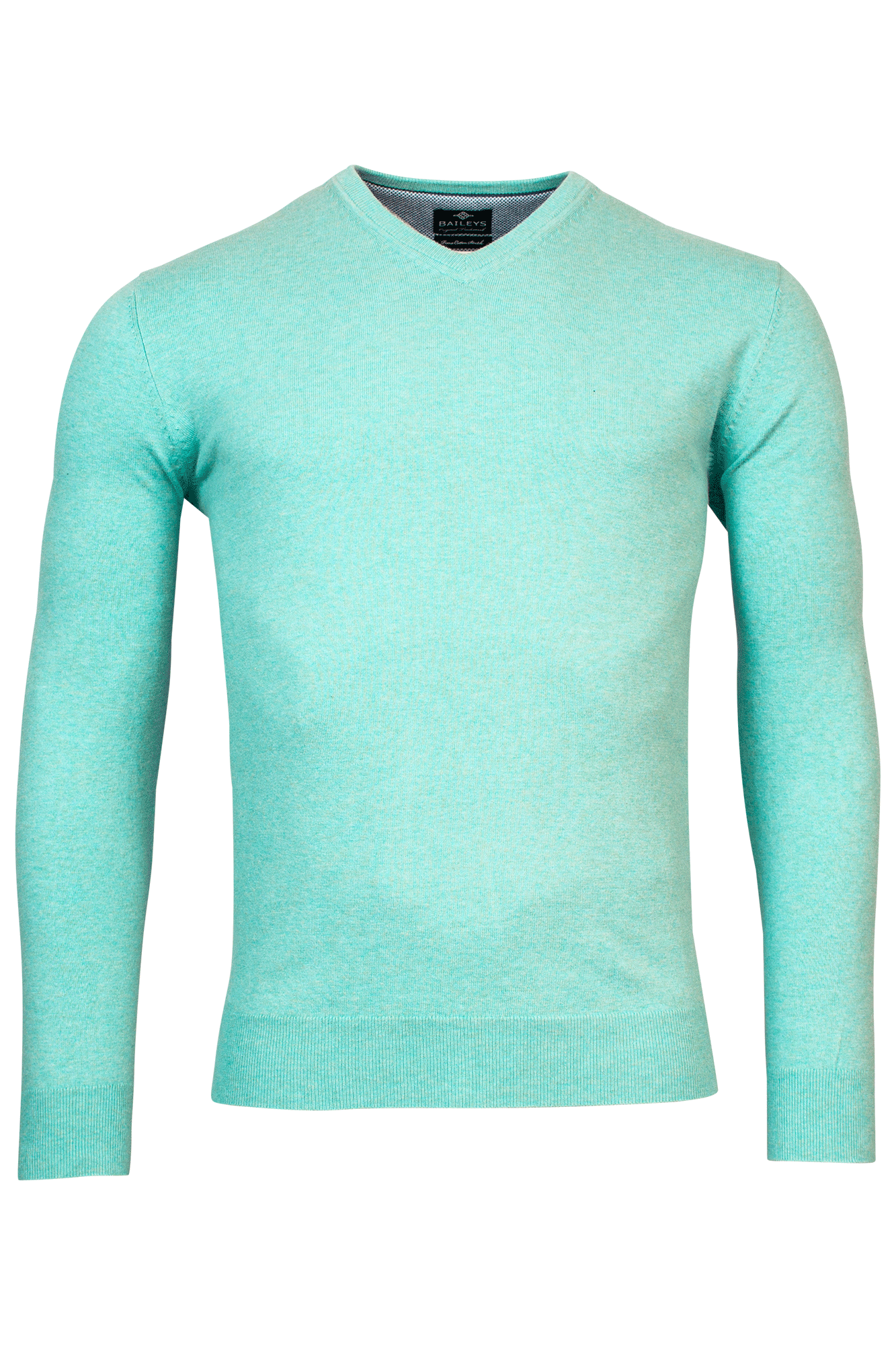 Baileys Cotton V-Neck Jumper - Matt O'Brien Fashions