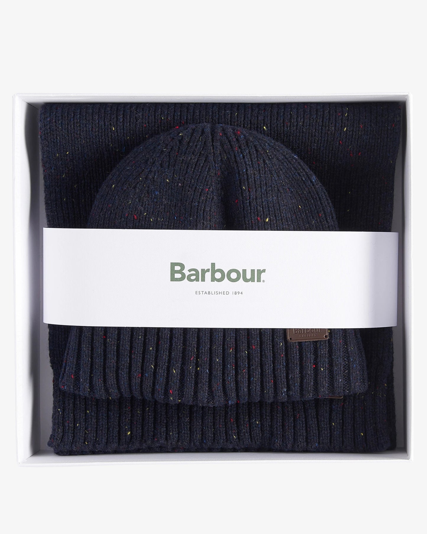 Barbour Carlton Fleck Beanie & Scarf Set - Matt O'Brien Fashions