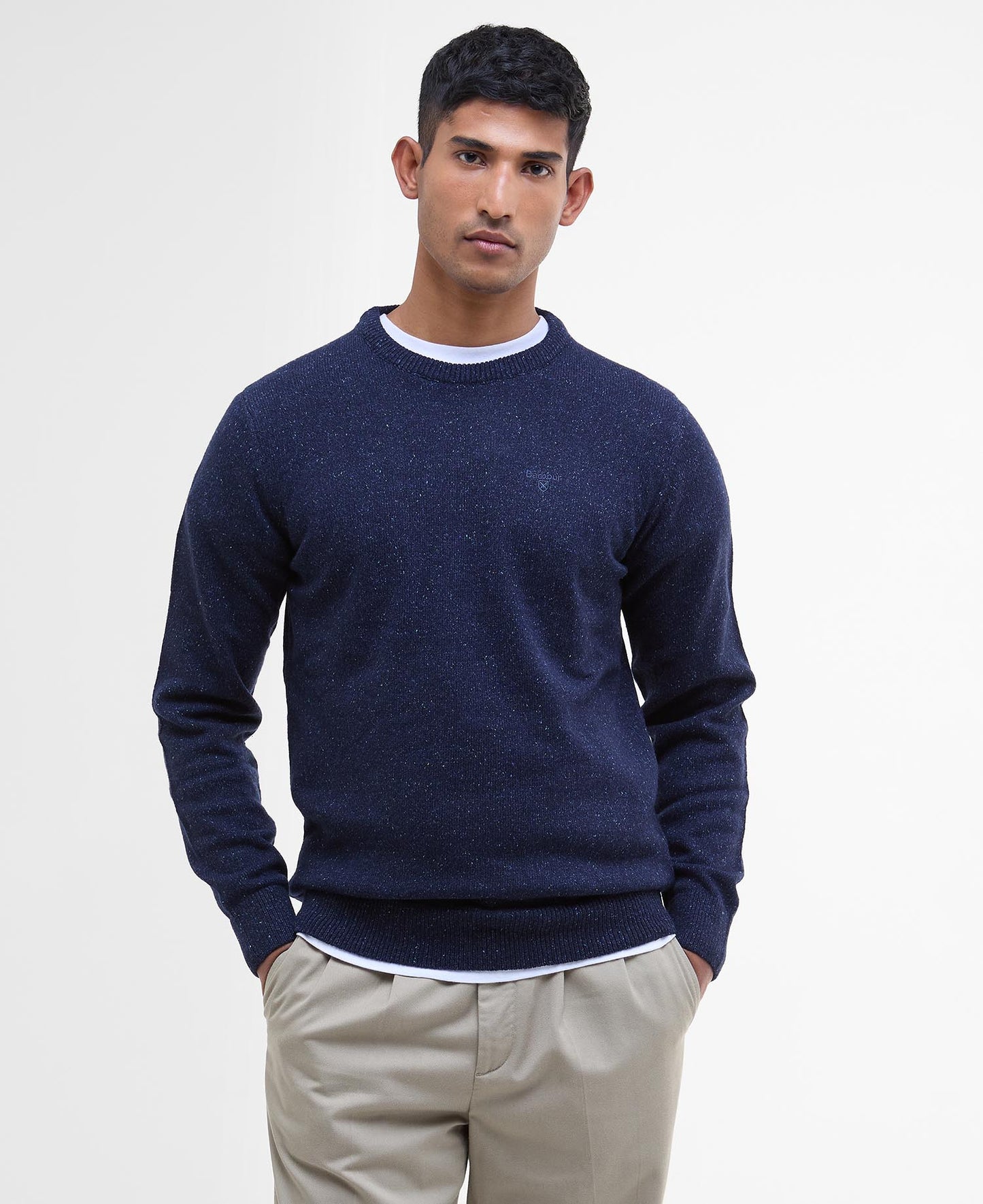 Barbour Essential Tisbury Crew Sweater - Matt O'Brien Fashions