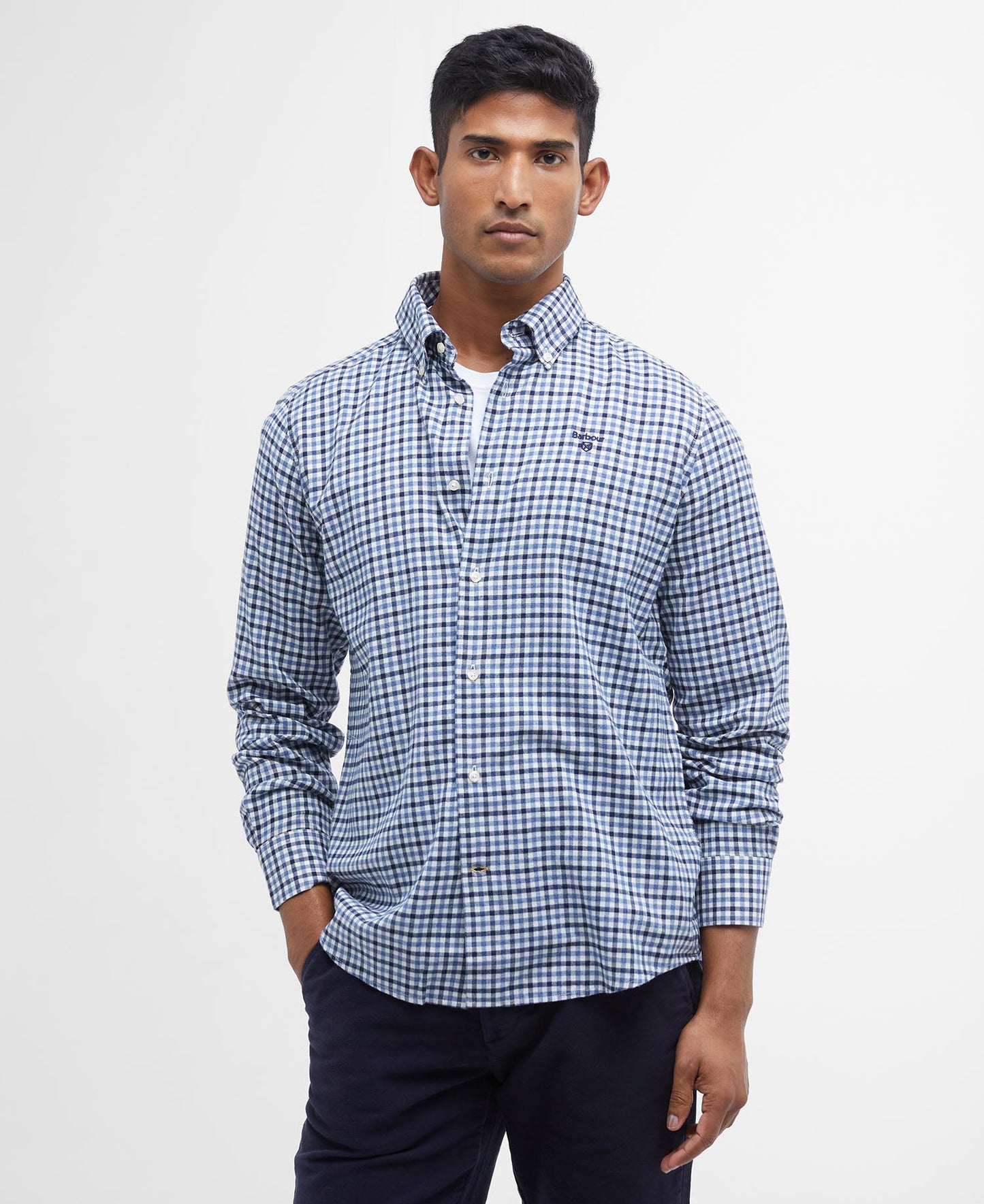 Barbour Finkle Tailored Gingham Shirt - Matt O'Brien Fashions