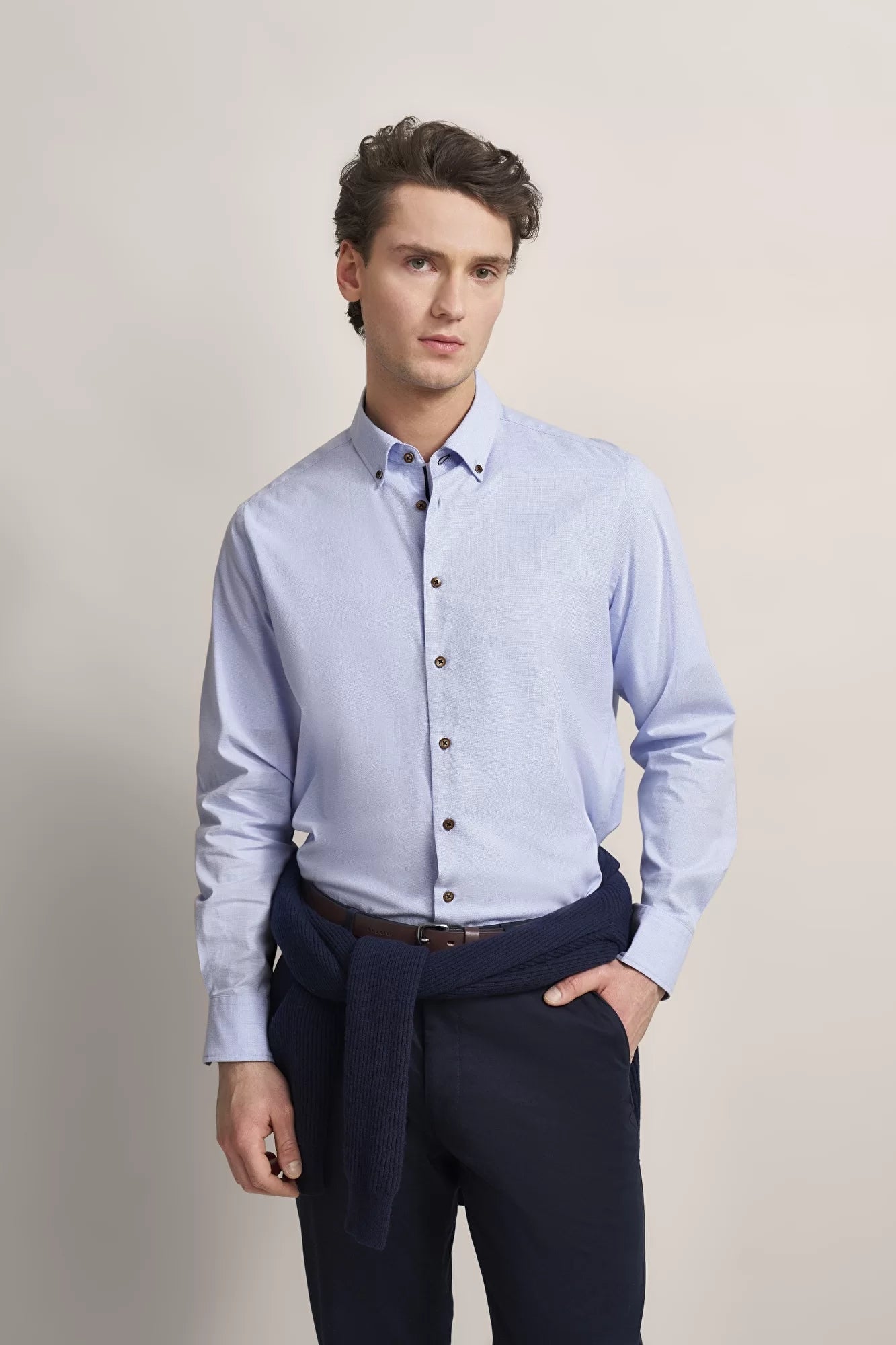 Bugatti Button Collar Casual Shirt - Matt O'Brien Fashions