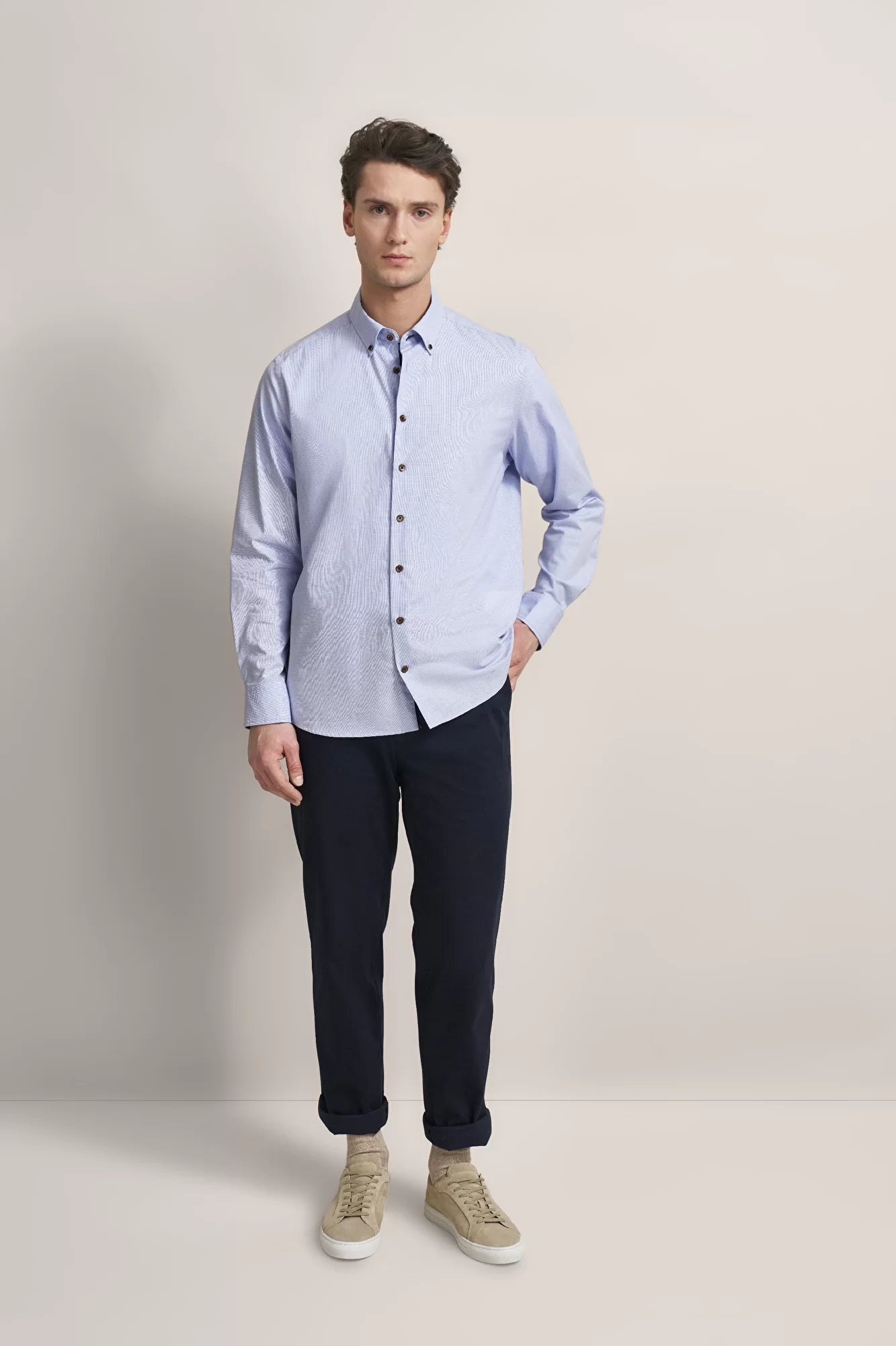 Bugatti Button Collar Casual Shirt - Matt O'Brien Fashions