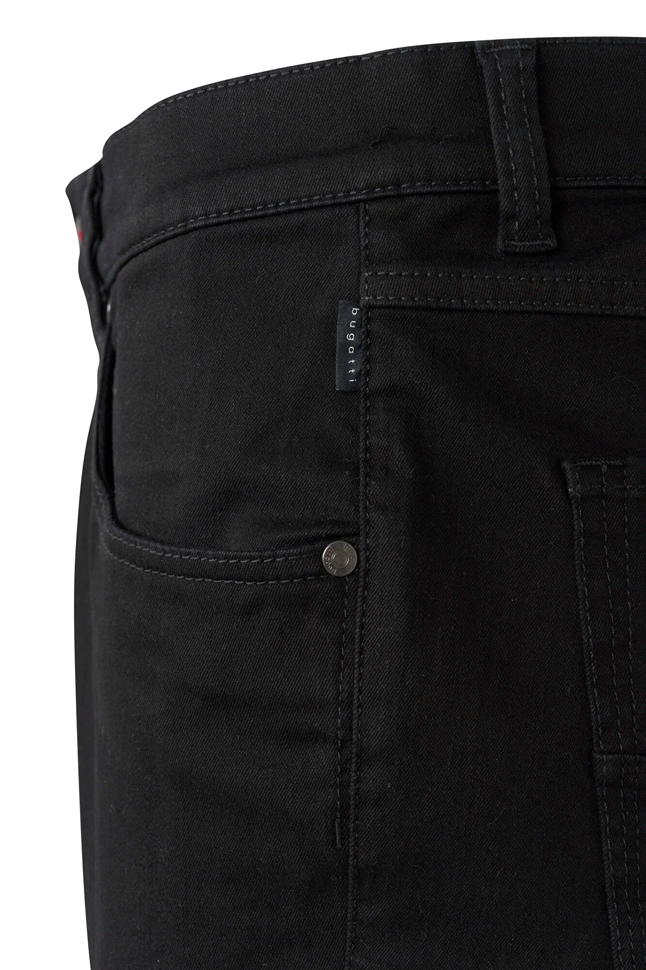 Bugatti Flexcity Stretch Black Jeans - Matt O'Brien Fashions
