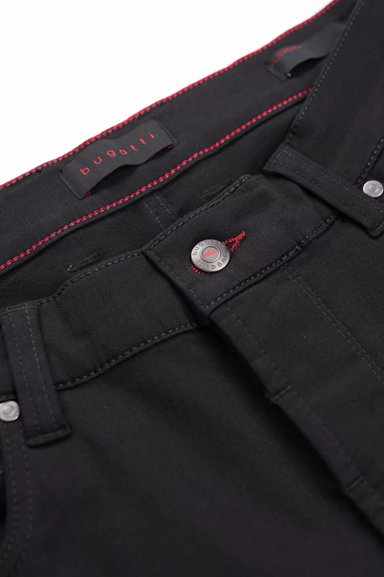 Bugatti Flexcity Stretch Black Jeans - Matt O'Brien Fashions
