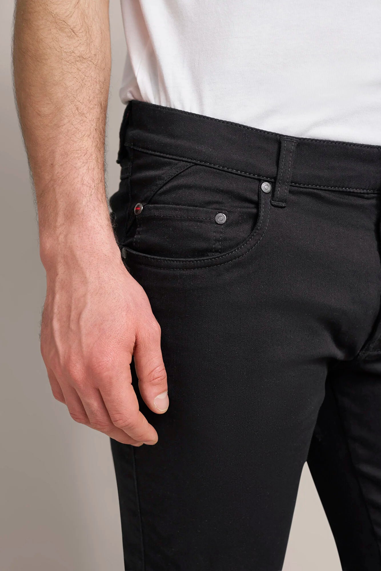 Bugatti Flexcity Stretch Black Jeans - Matt O'Brien Fashions