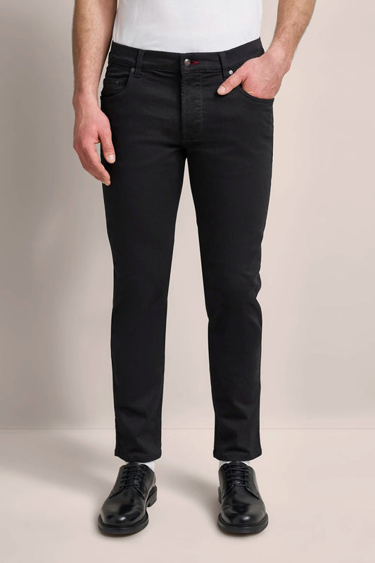 Bugatti Flexcity Stretch Black Jeans - Matt O'Brien Fashions