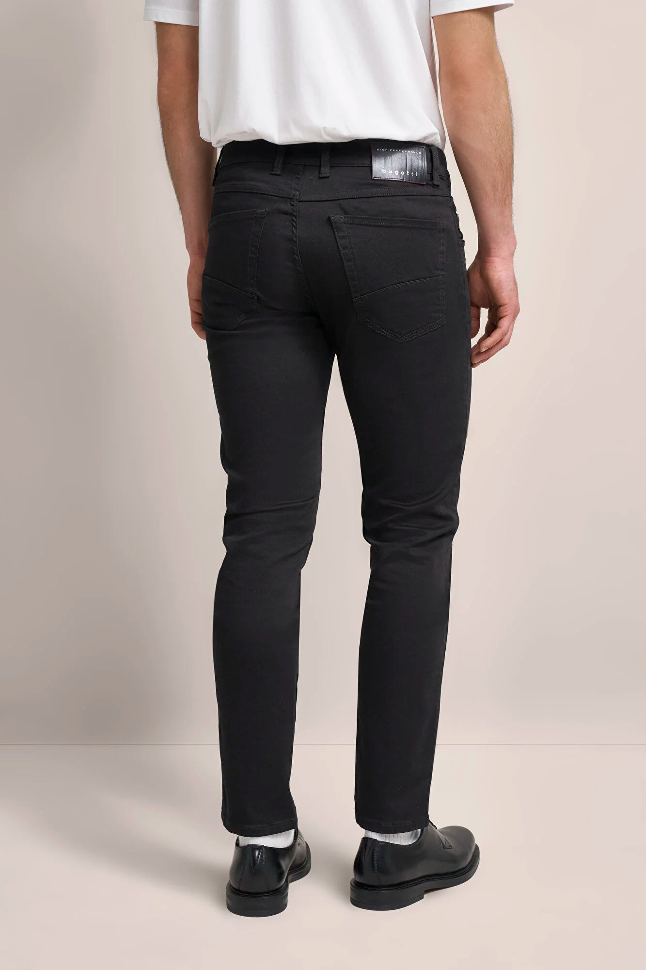 Bugatti Flexcity Stretch Black Jeans - Matt O'Brien Fashions