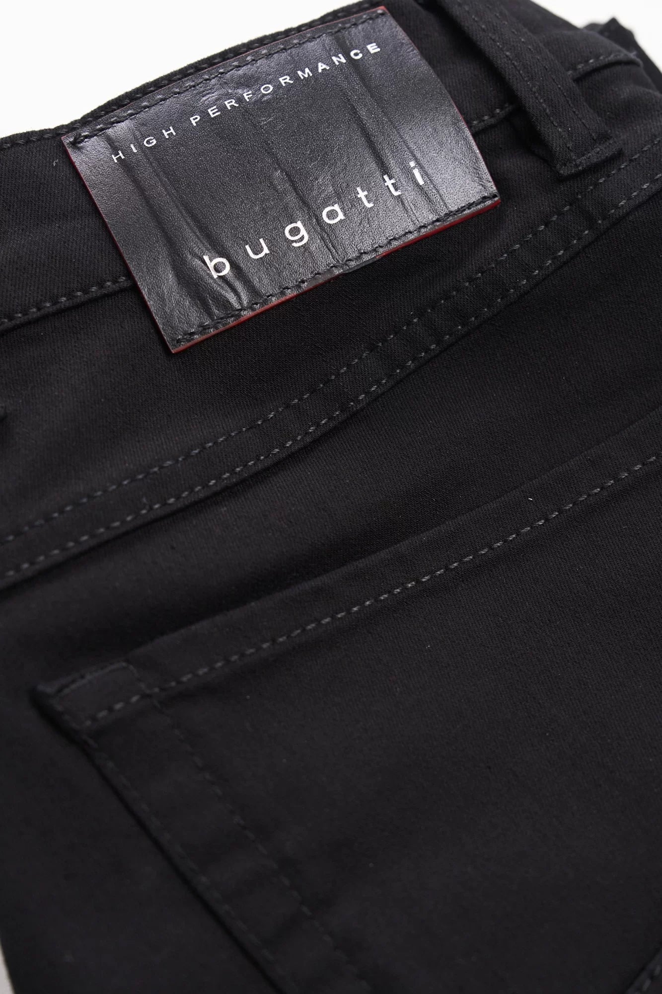 Bugatti Flexcity Stretch Black Jeans - Matt O'Brien Fashions