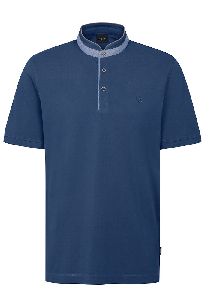 Bugatti Mandarin Collar Polo - Matt O'Brien Fashions