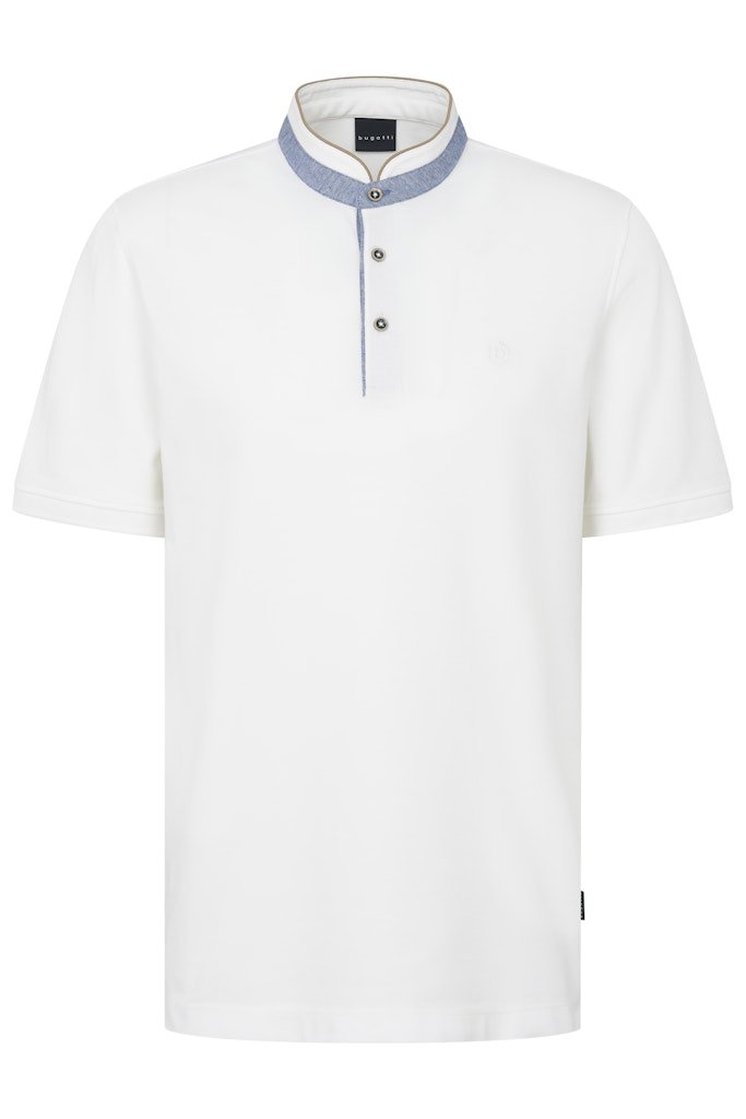 Bugatti Mandarin Collar Polo - Matt O'Brien Fashions
