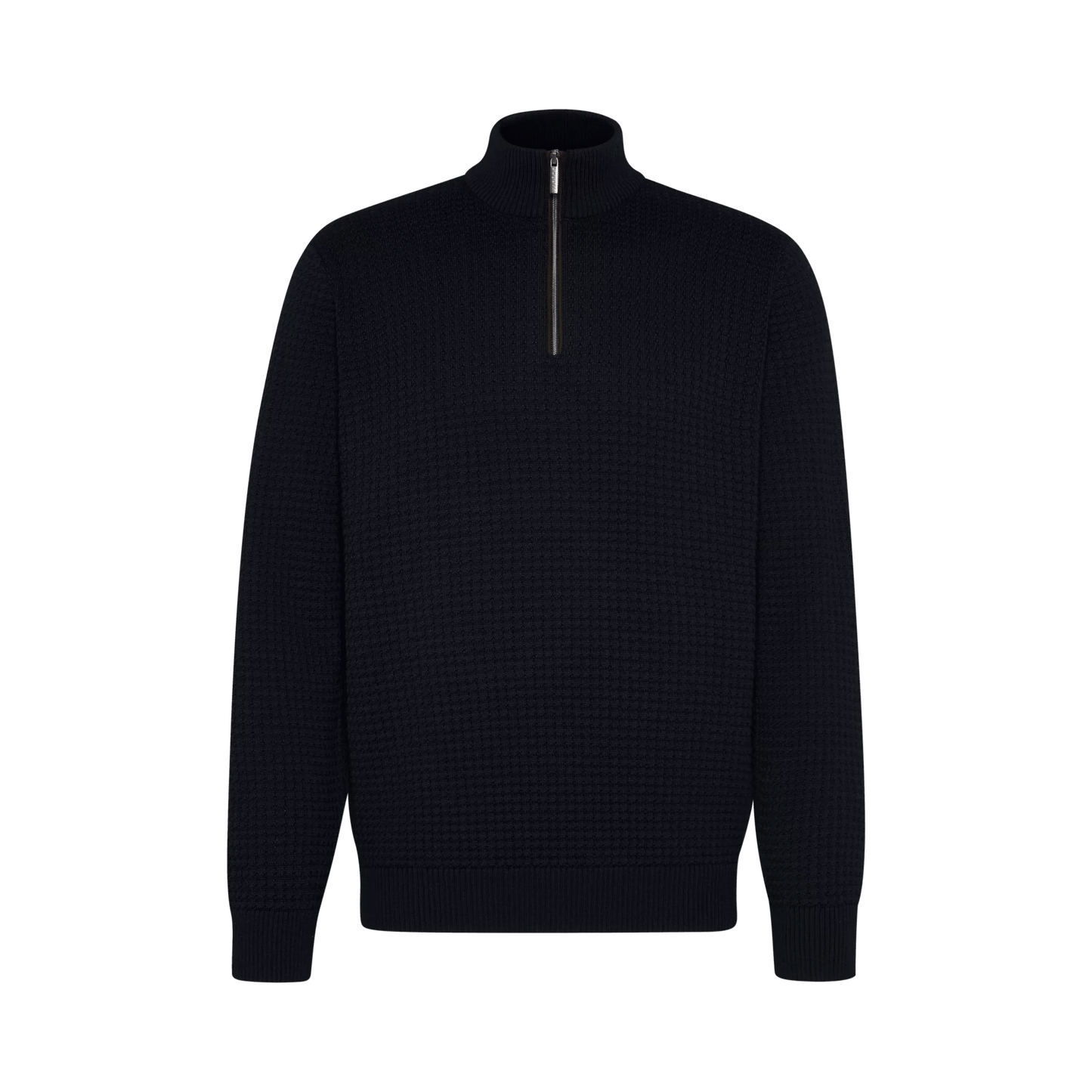 Bugatti Textured Quarter Zip Jumper - Matt O'Brien Fashions