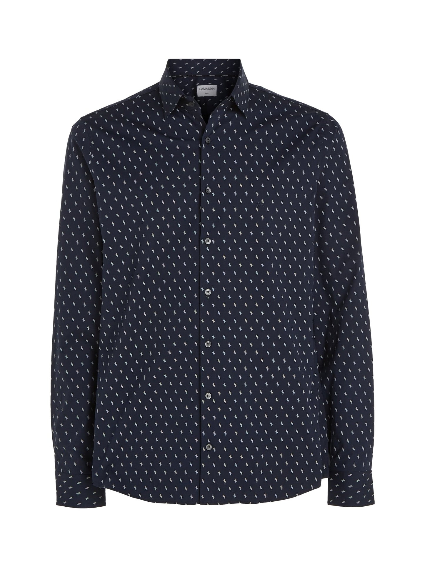 Calvin Klein Stretch Fluid Print Shirt - Matt O'Brien Fashions