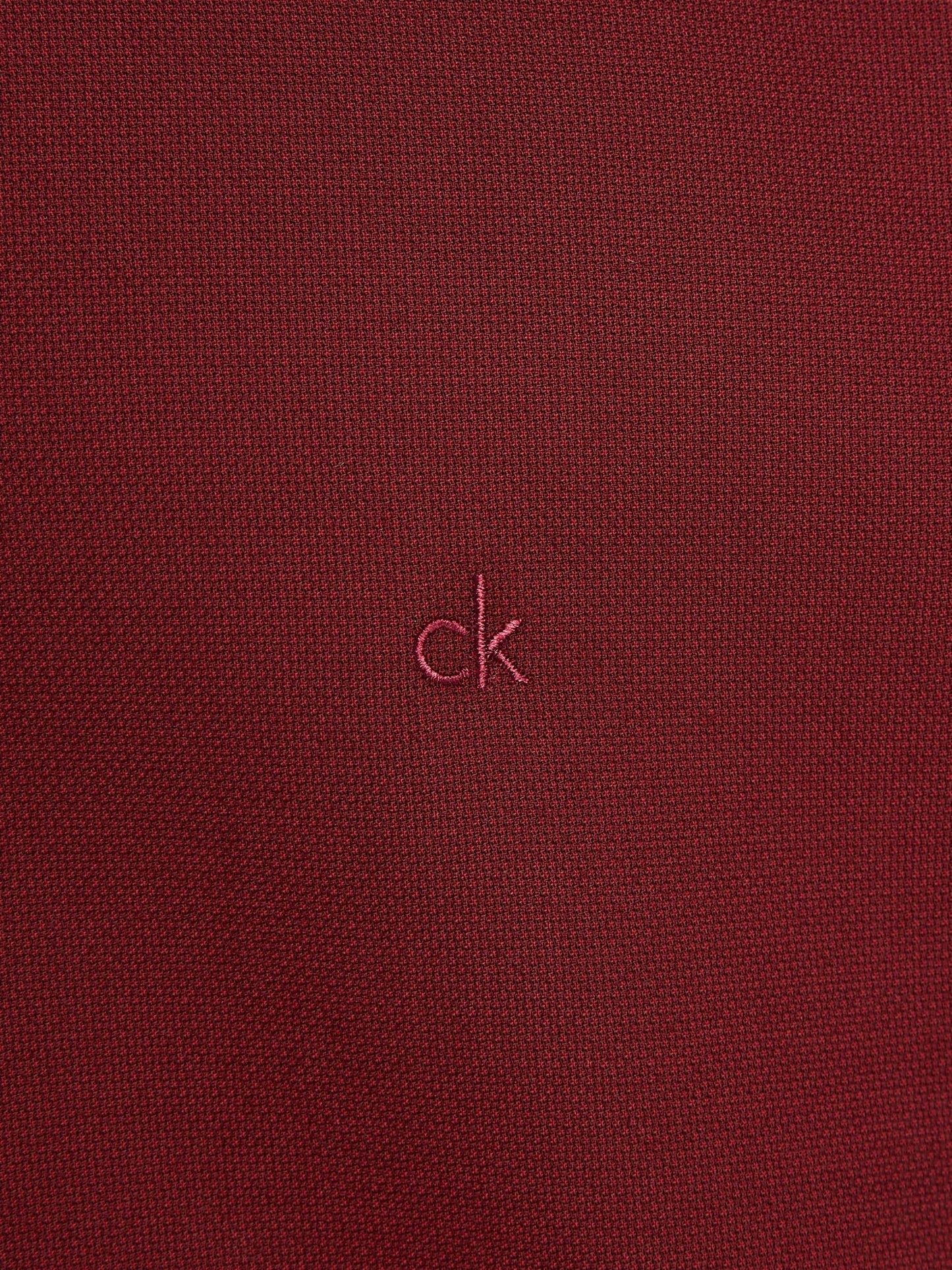Calvin Klein Tonal Structure Slim Shirt, CK logo embroidered on fabric, Syrah - Matt O'Brien Fashions