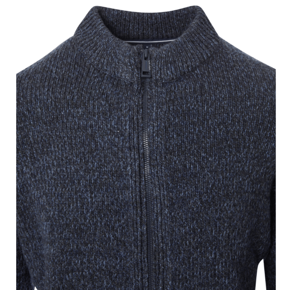 Casa Moda Full Zip Wool Mix Cardigan - Matt O'Brien Fashions