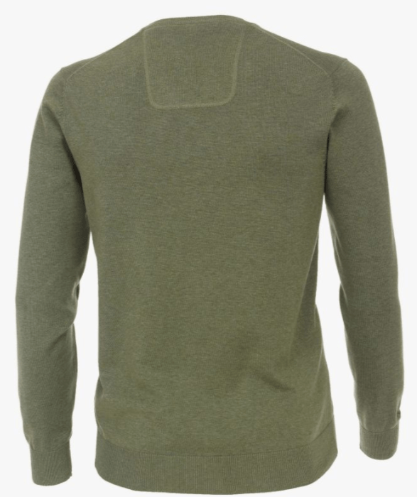 Casa Moda V - Neck Cotton Jumper - Matt O'Brien Fashions