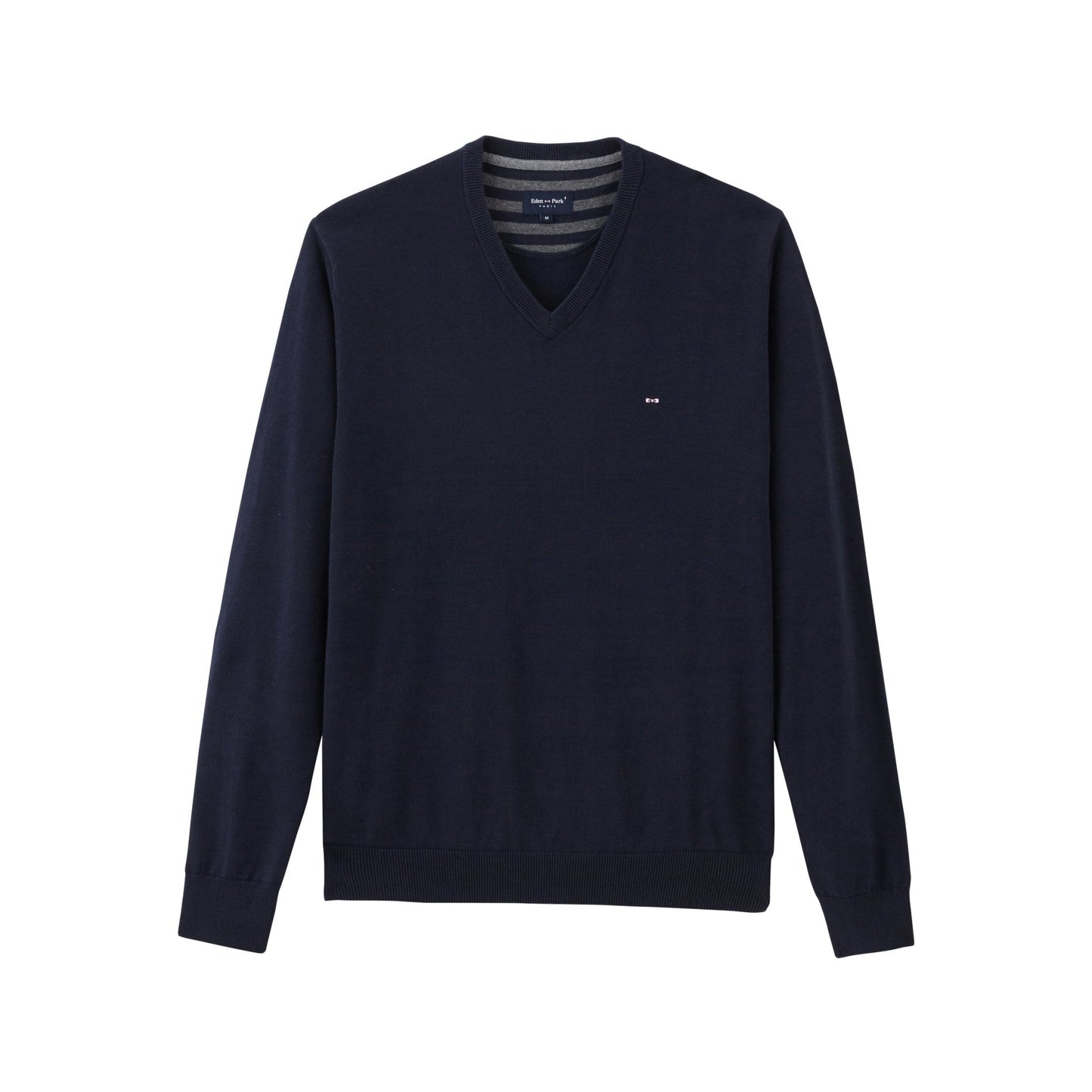Eden Park Cotton V Neck Jumper - Matt O'Brien Fashions