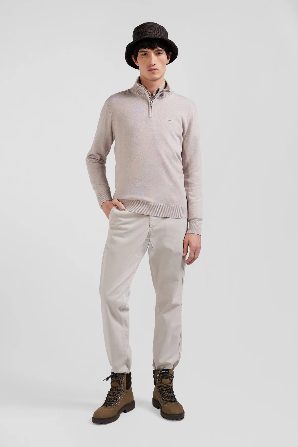 Eden Park Cotton Wool Quarter Zip - Matt O'Brien Fashions