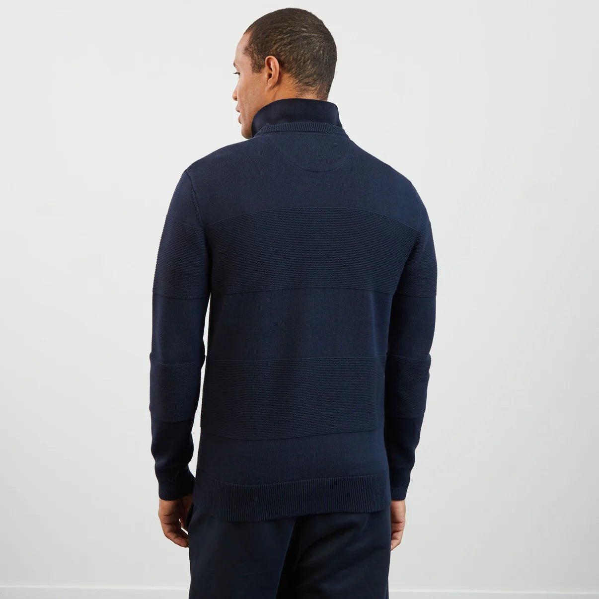 Eden Park Crew Neck Combination Knit - Matt O'Brien Fashions