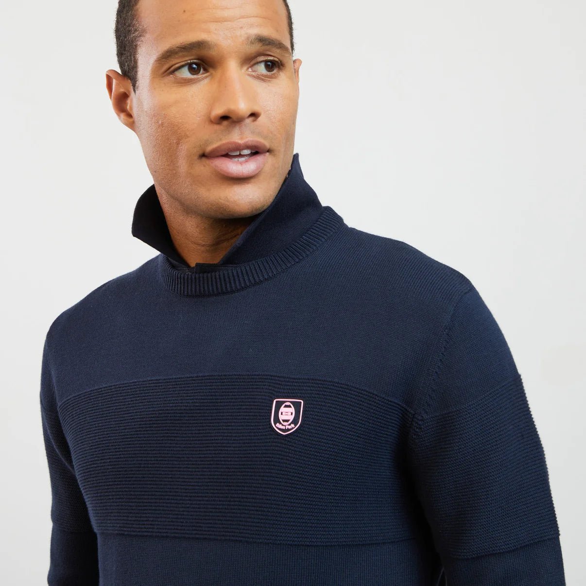 Eden Park Crew Neck Combination Knit - Matt O'Brien Fashions