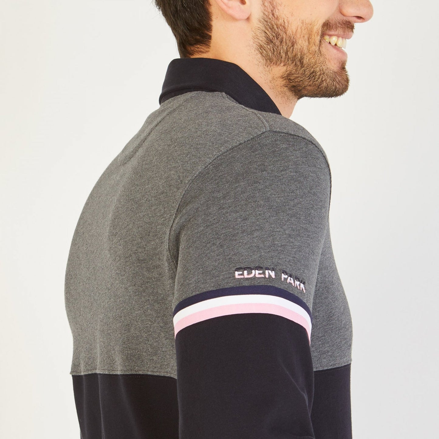 Eden Park Two Tone Rugby Top - Matt O'Brien Fashions