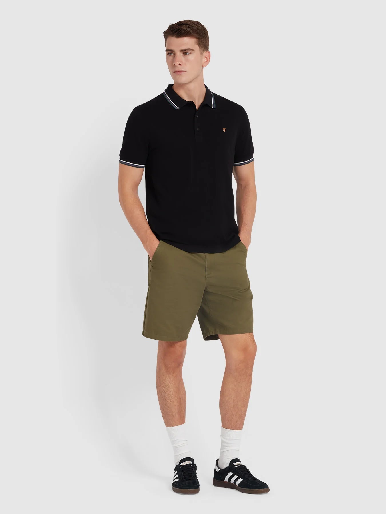 Farah Alvin Tipped Polo - Matt O'Brien Fashions