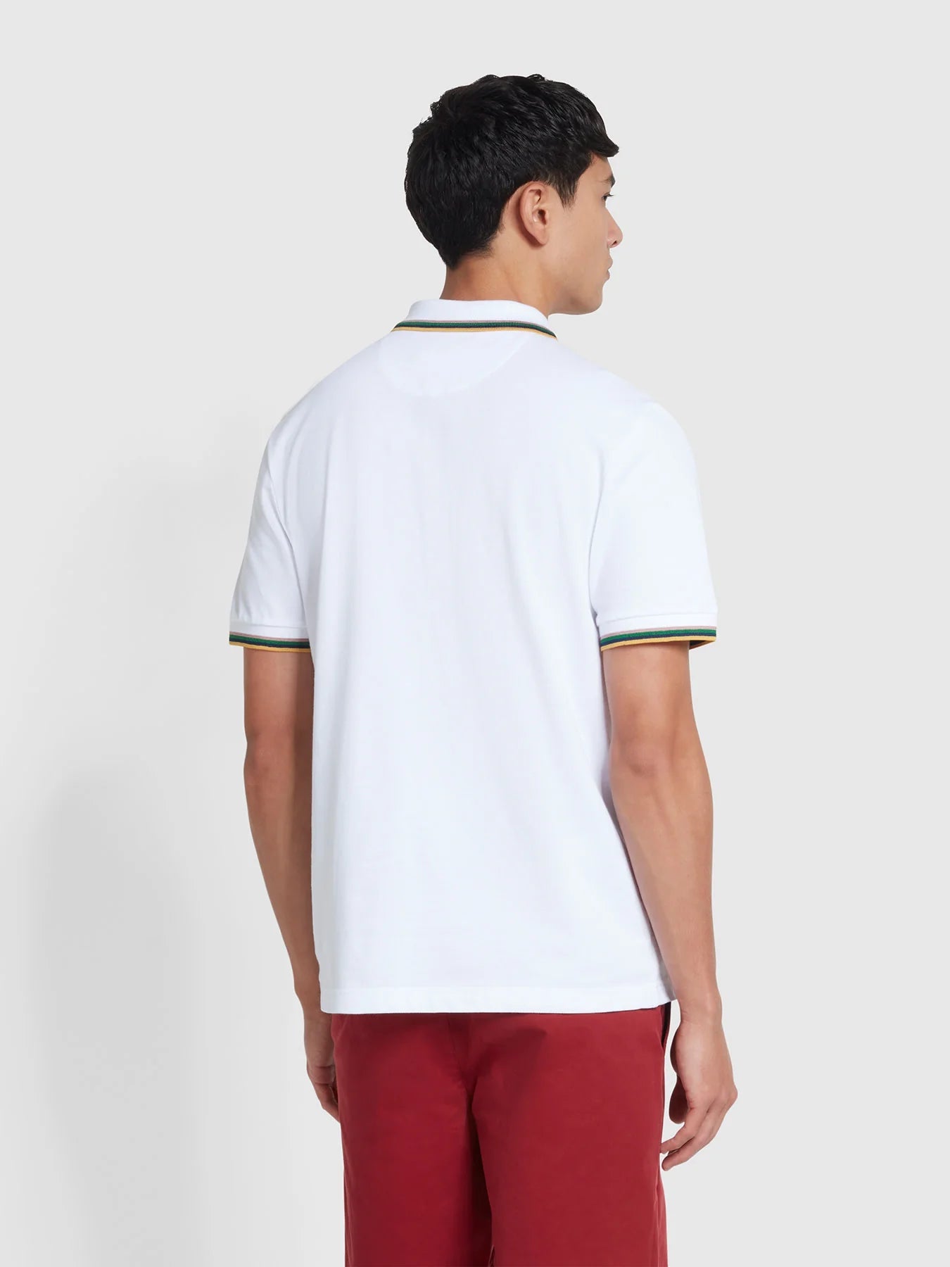 Farah Alvin Tipped Polo - Matt O'Brien Fashions