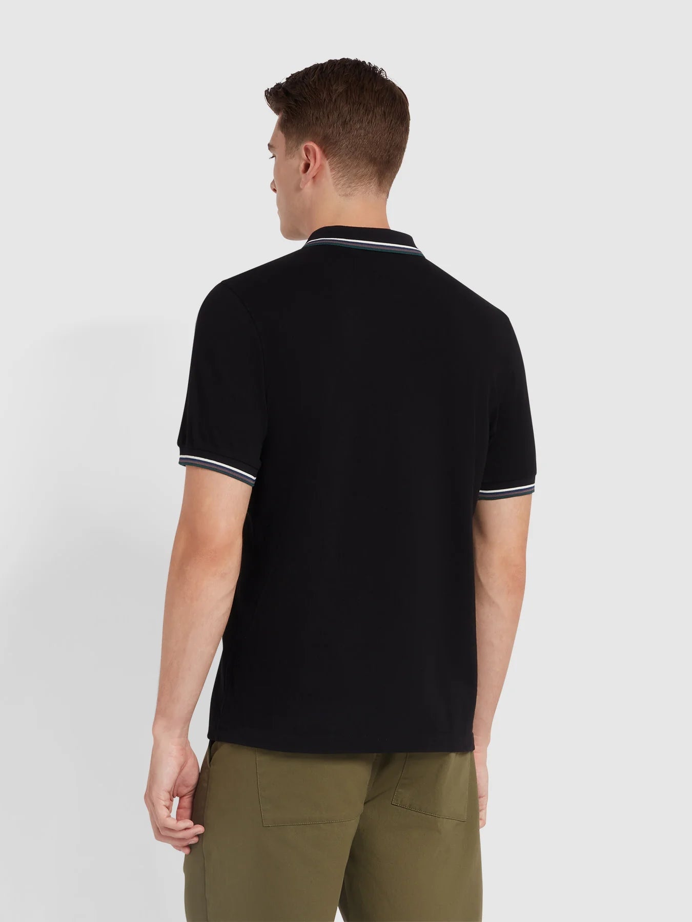 Farah Alvin Tipped Polo - Matt O'Brien Fashions