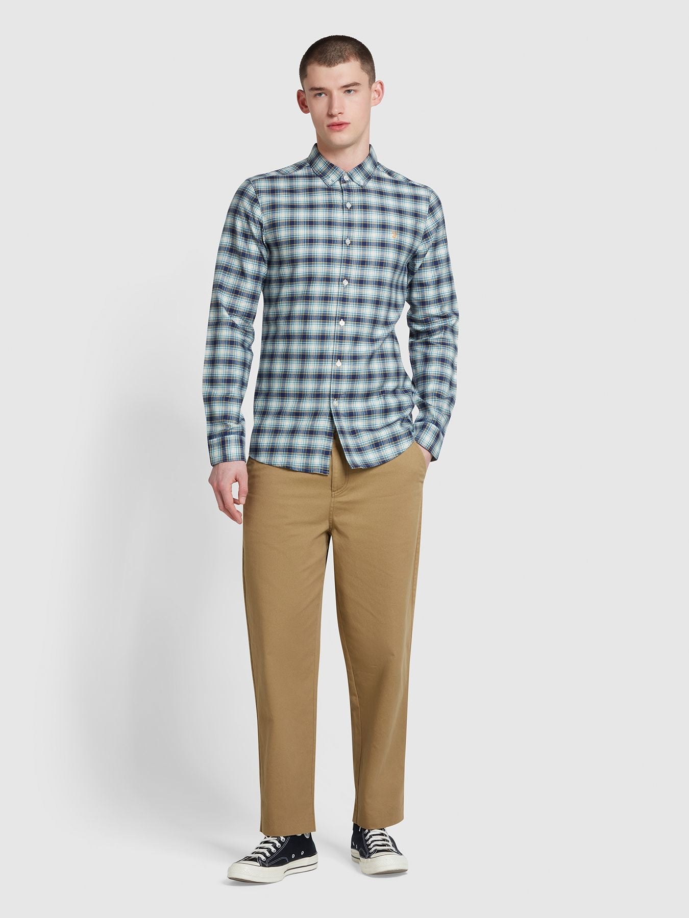 Farah Fraser Check Shirt - Matt O'Brien Fashions
