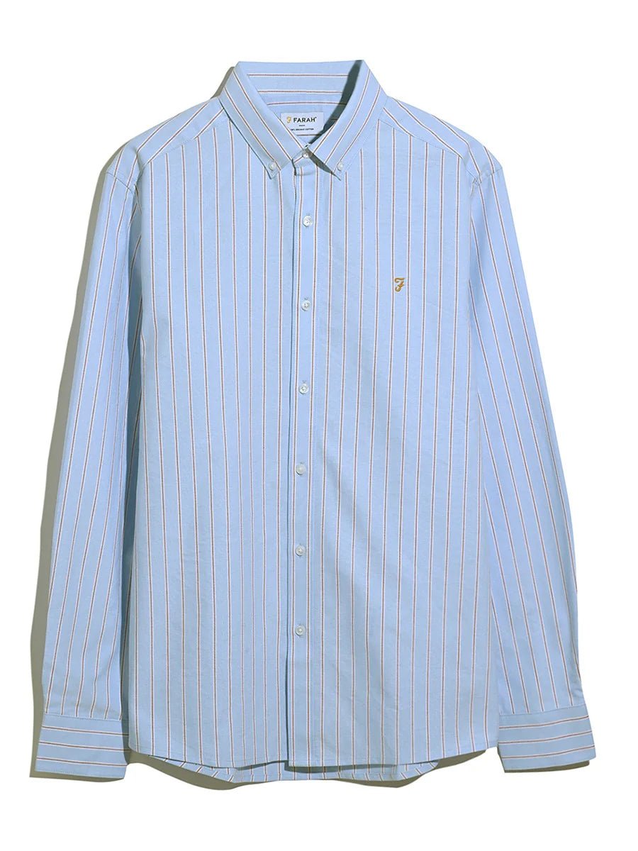 Farah Timoney Stripe Oxford Shirt - Matt O'Brien Fashions