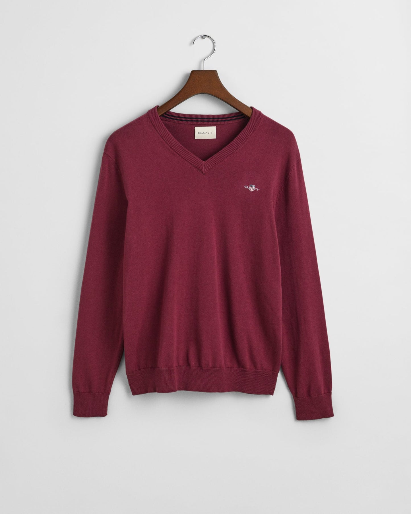 GANT Classic Cotton V - Neck Jumper - Matt O'Brien Fashions