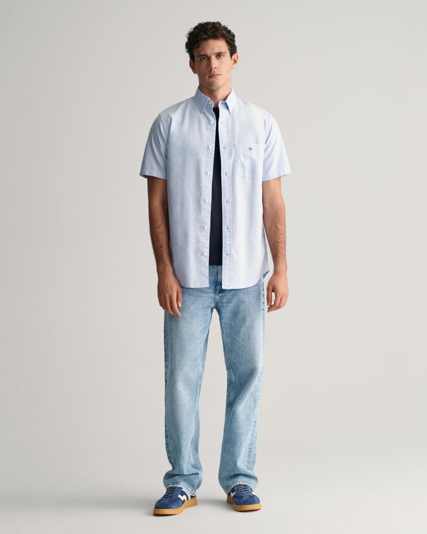 GANT Regular Classic Oxford Short Sleeve Shirt - Matt O'Brien Fashions