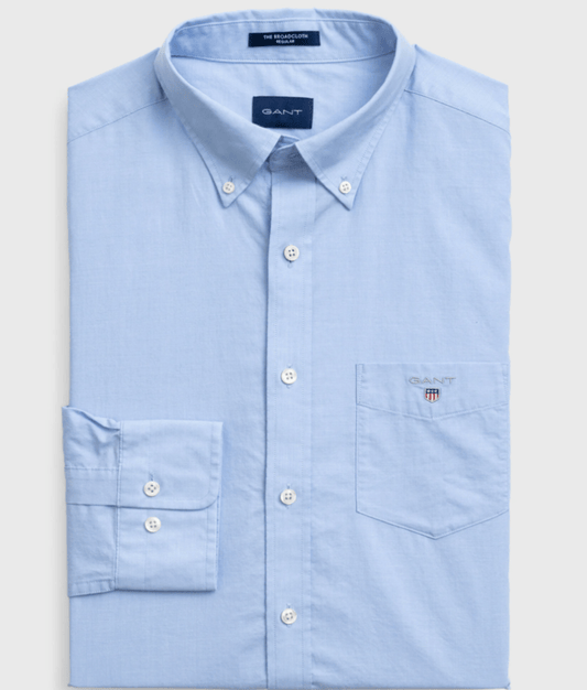 GANT Regular Fit Broadcloth Shirt - Matt O'Brien Fashions