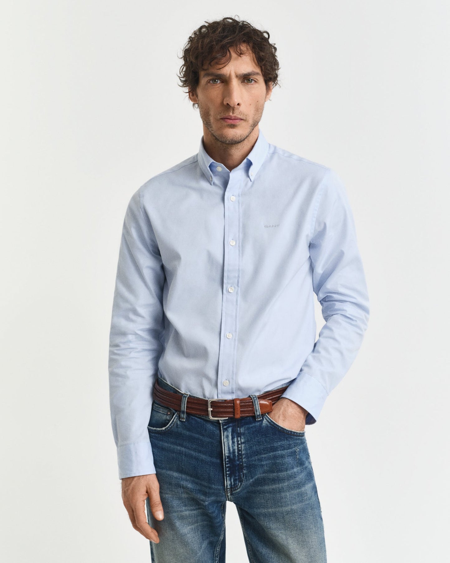 GANT Regular Pinpoint Oxford Shirt - Matt O'Brien Fashions