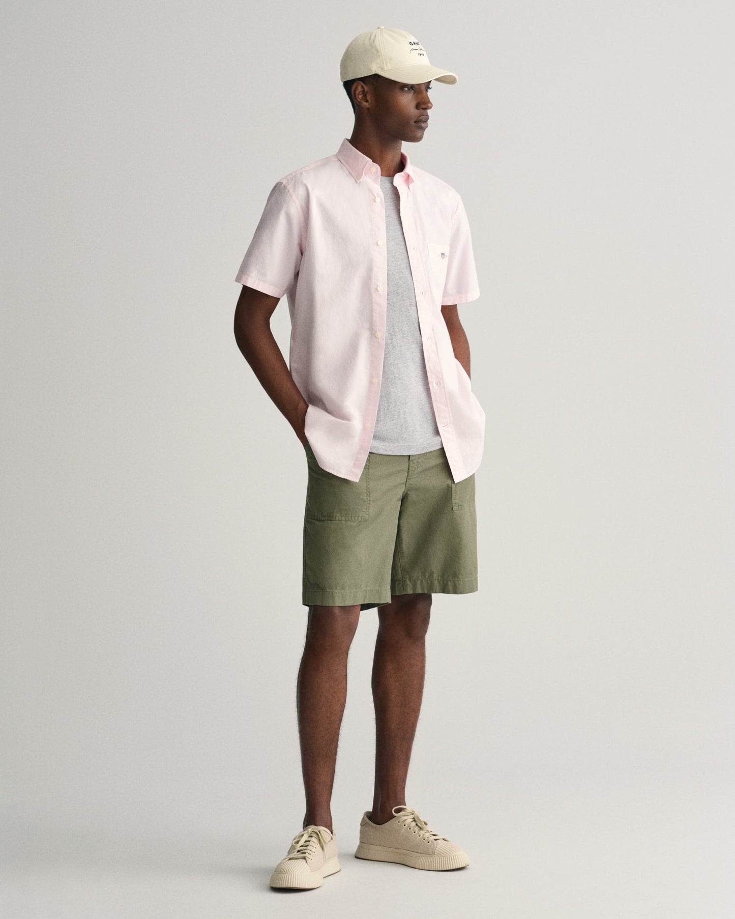 GANT Regular Poplin Short Sleeve Shirt - Matt O'Brien Fashions