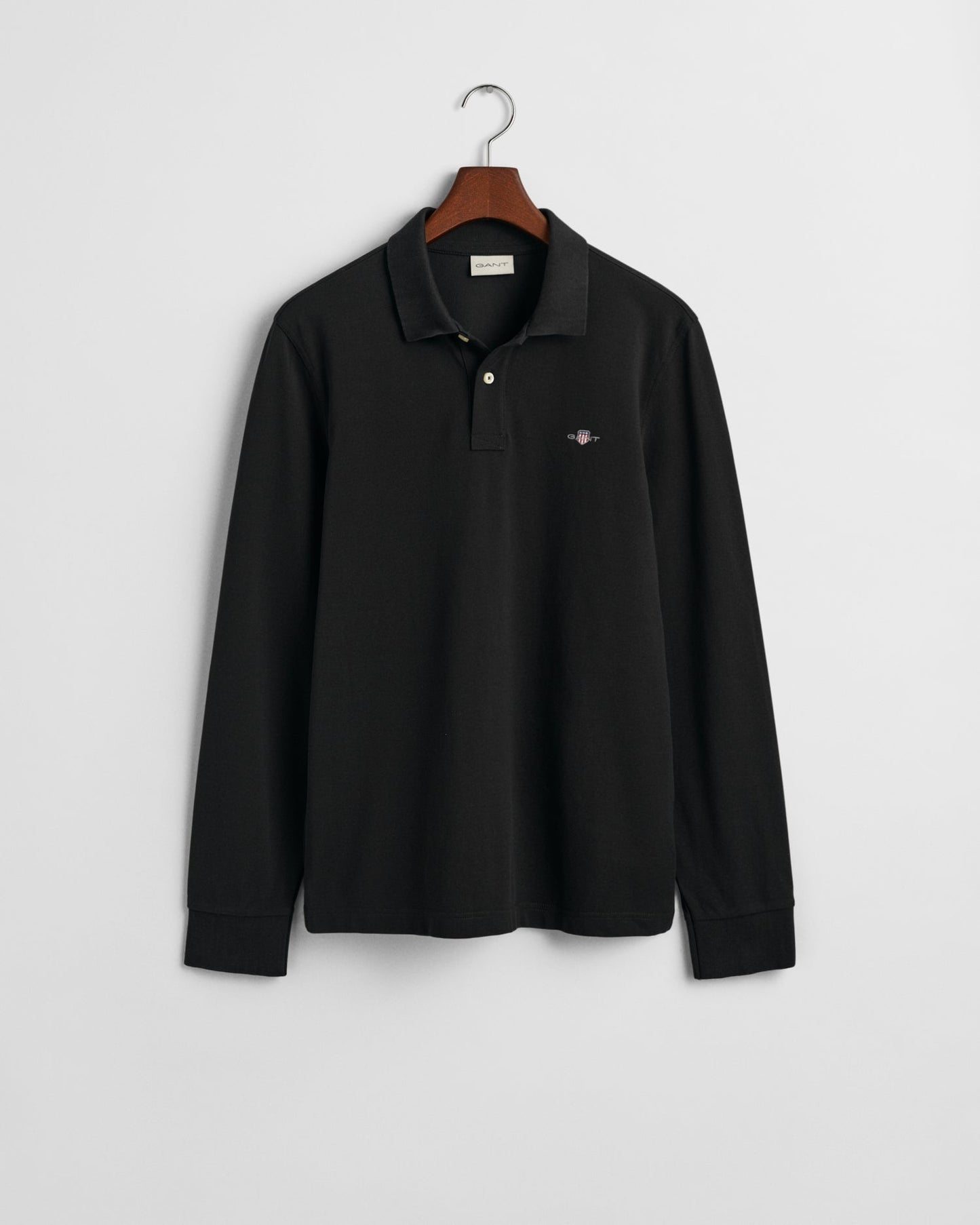 GANT Regular Shield Long Sleeve Pique Rugger - Matt O'Brien Fashions