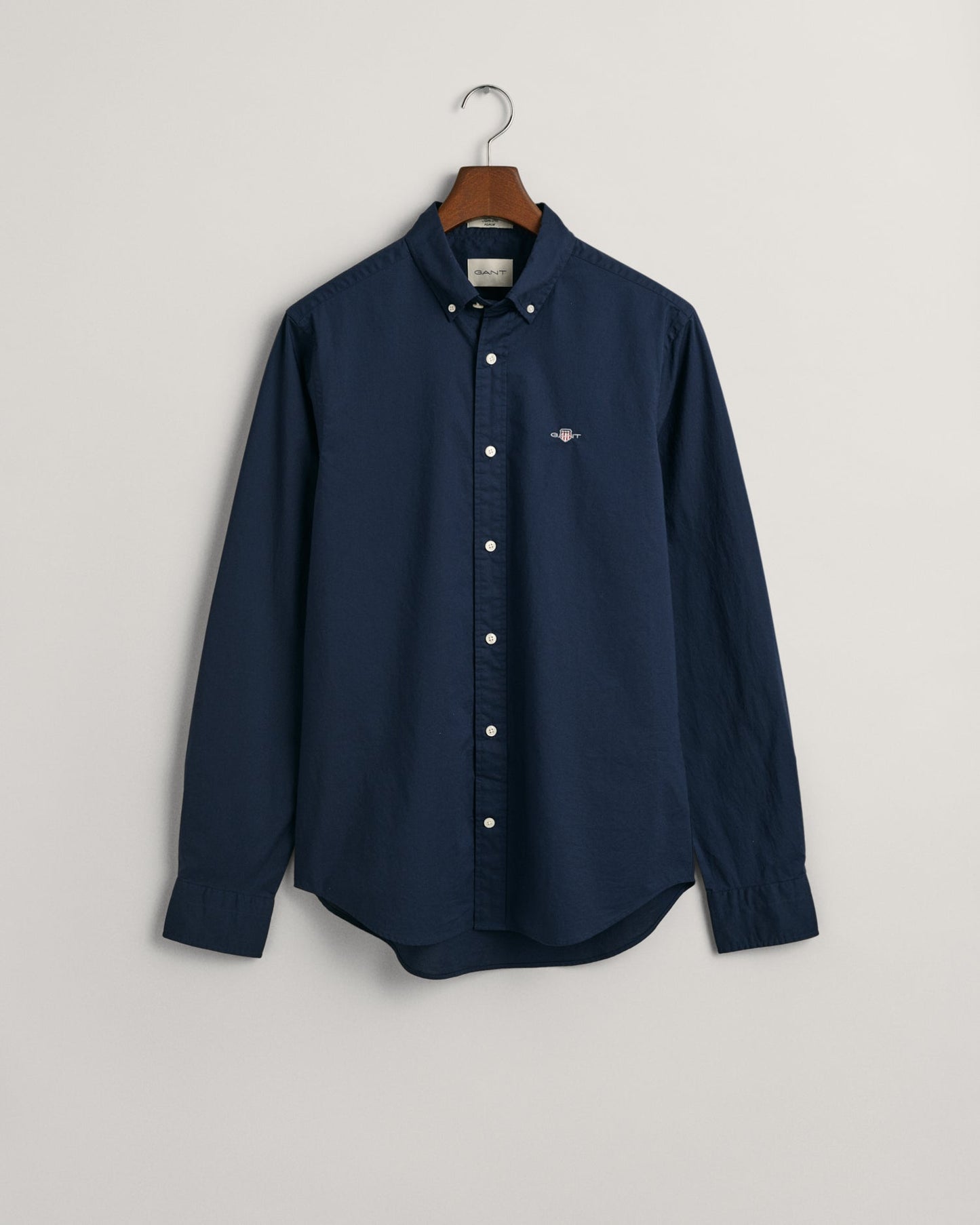 GANT Slim Poplin Long Sleeve Shirt - Matt O'Brien Fashions