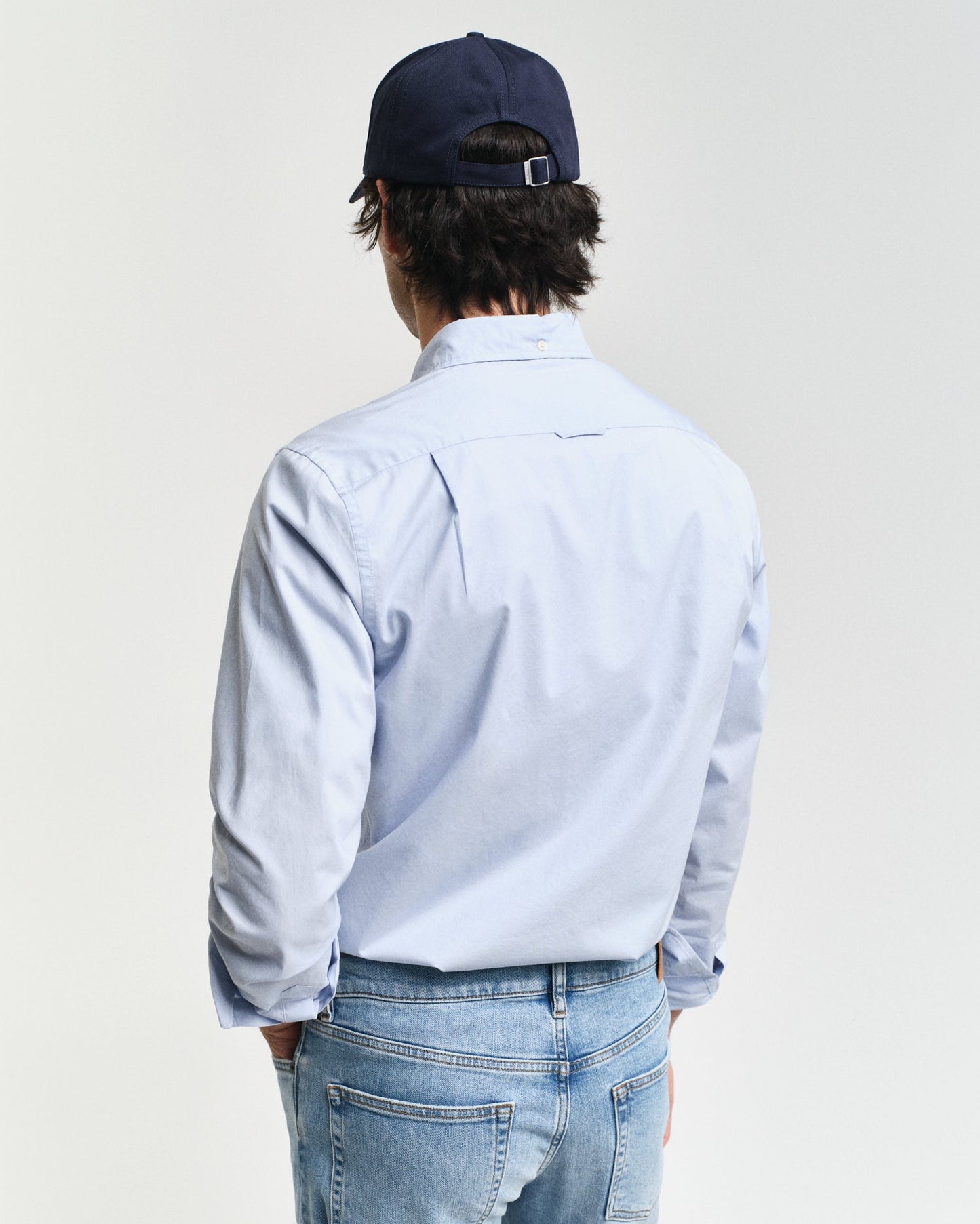 GANT Slim Poplin Long Sleeve Shirt - Matt O'Brien Fashions