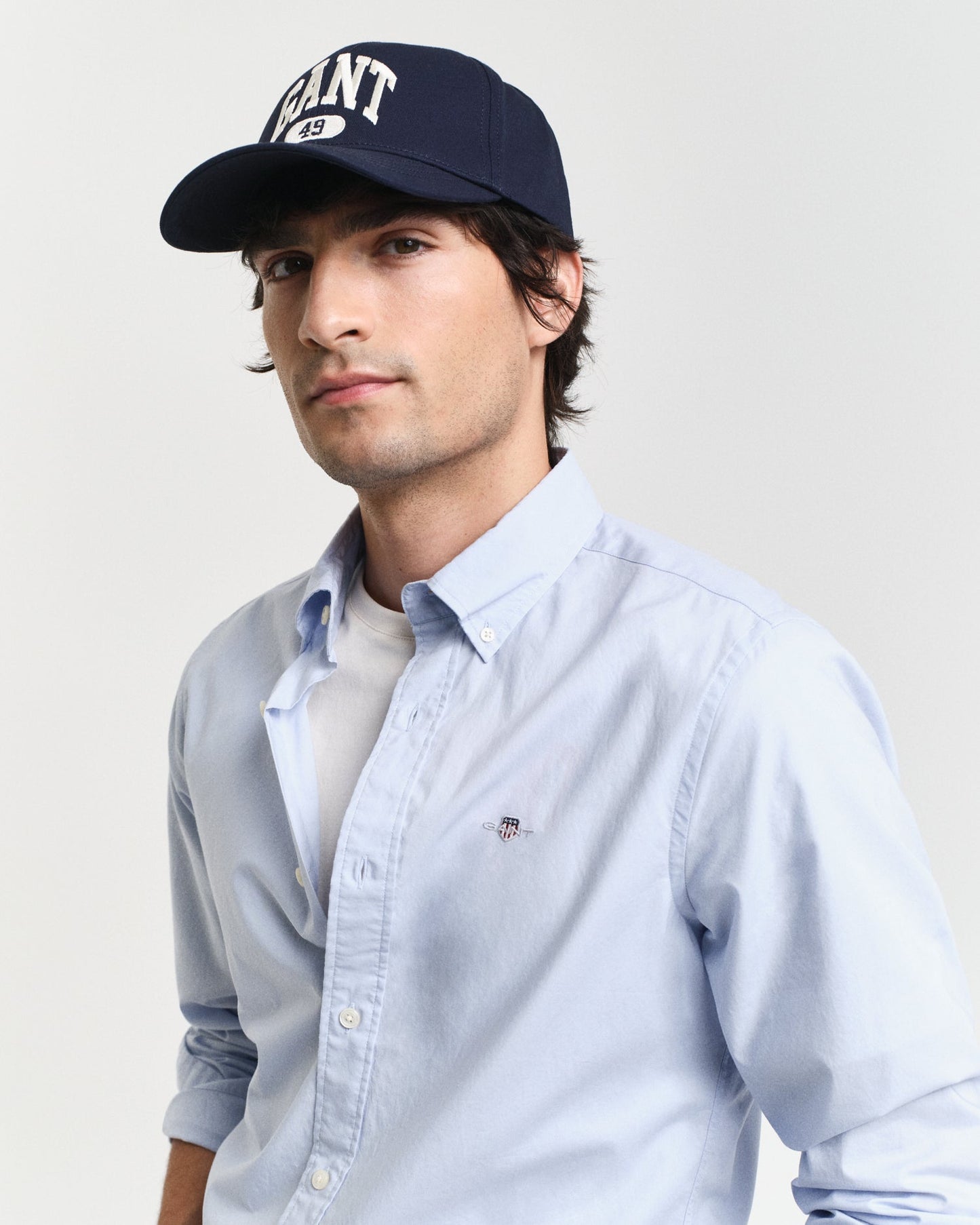 GANT Slim Poplin Long Sleeve Shirt - Matt O'Brien Fashions