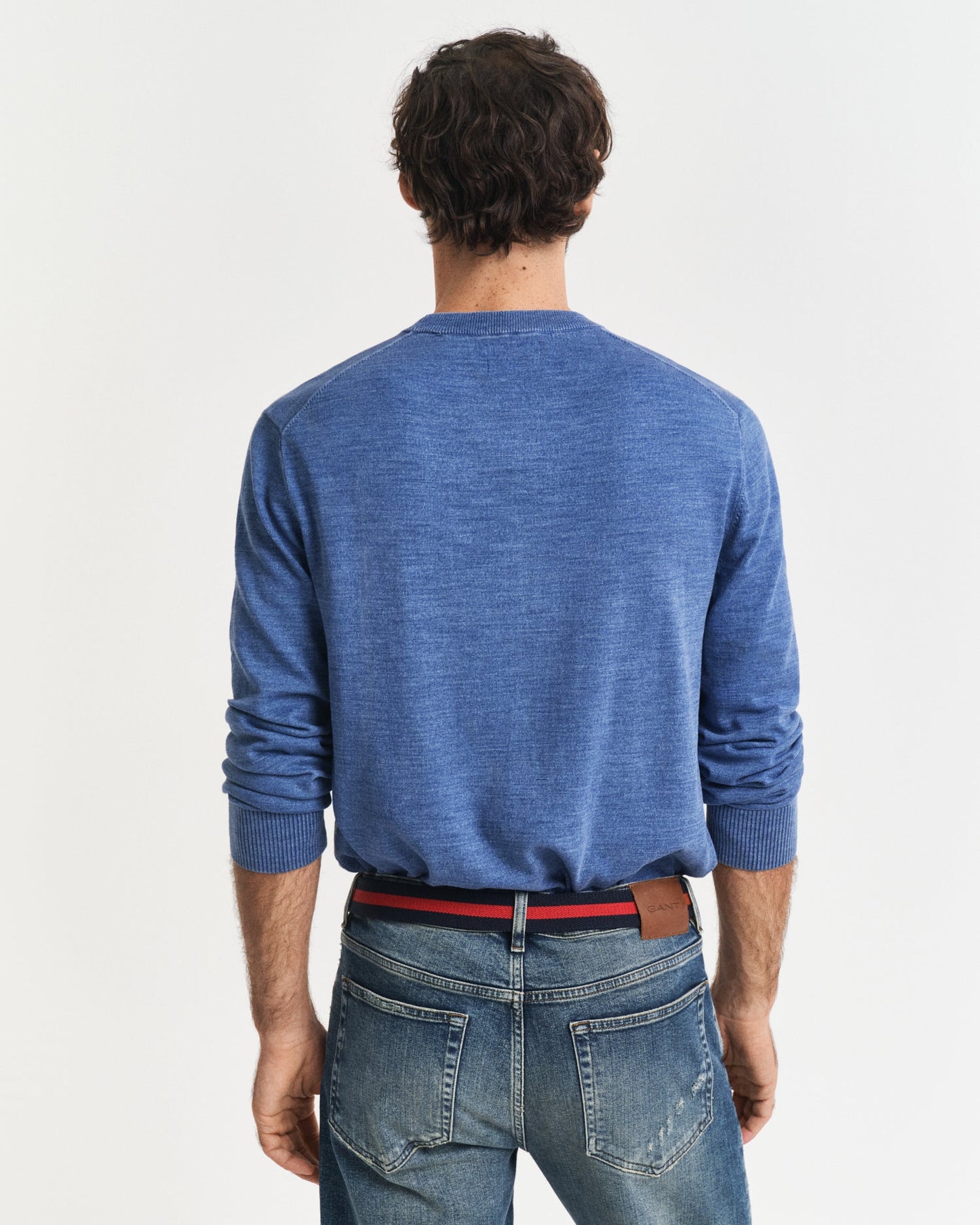 GANT Sun Faded Crew Neck Jumper - Matt O'Brien Fashions