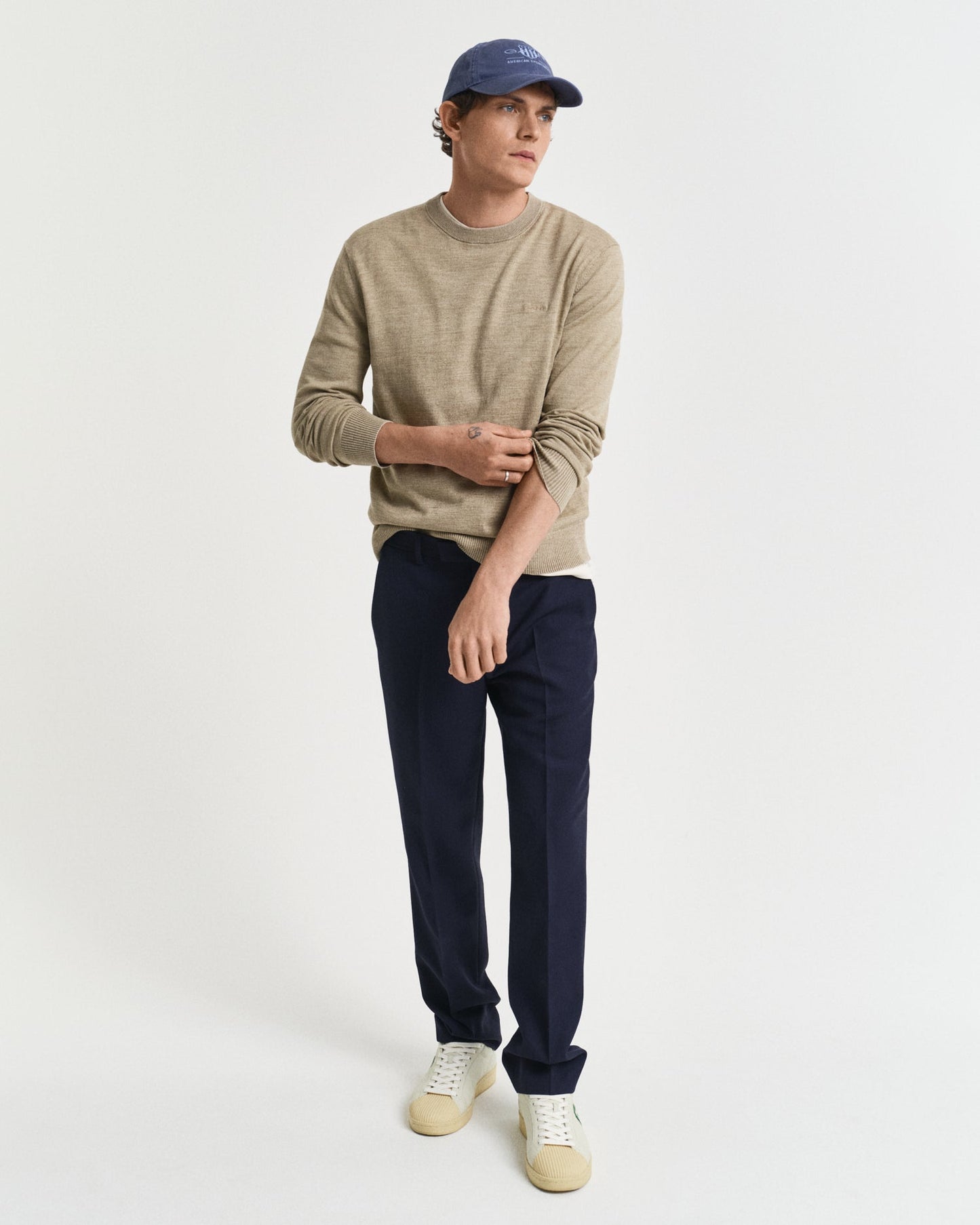 GANT Sun Faded Crew Neck Jumper - Matt O'Brien Fashions