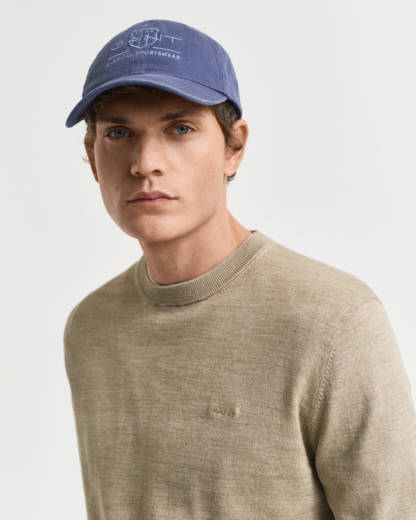 GANT Sun Faded Crew Neck Jumper - Matt O'Brien Fashions