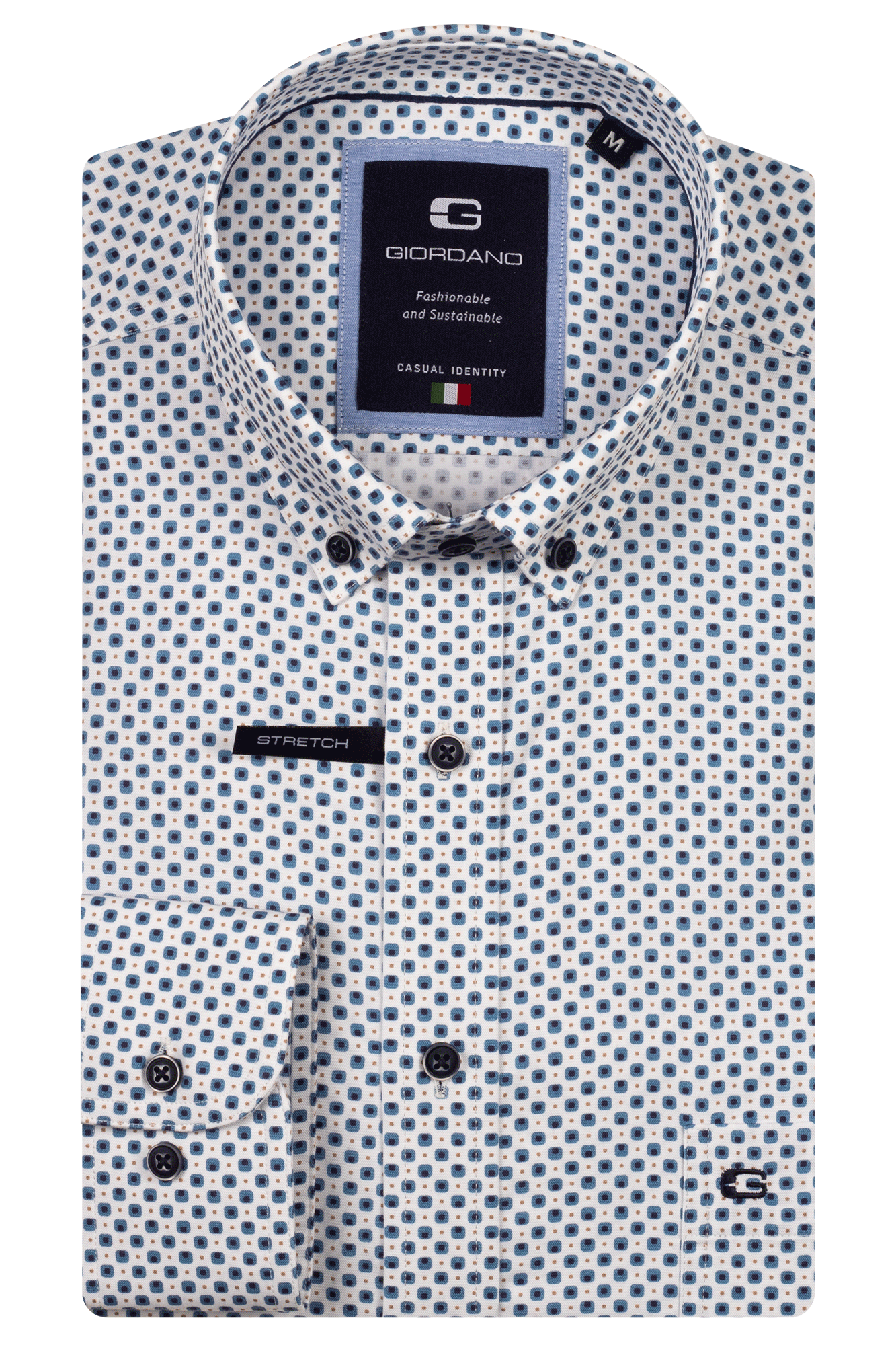 Giordano Brando Printed Regular Shirt - Matt O'Brien Fashions